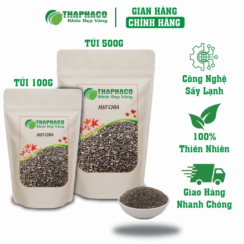 Mua túi 500g hạt chia khô giá rẻ tại THAPHACO