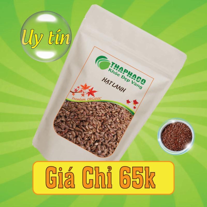 Mua 100g hạt lanh khô với giá bán chỉ 65k