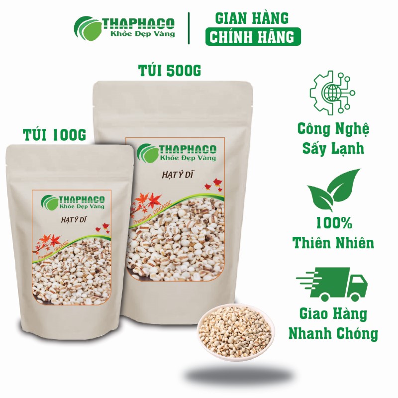 Mua hạt ý dĩ khô túi 500g giá rẻ tại THAPHACO