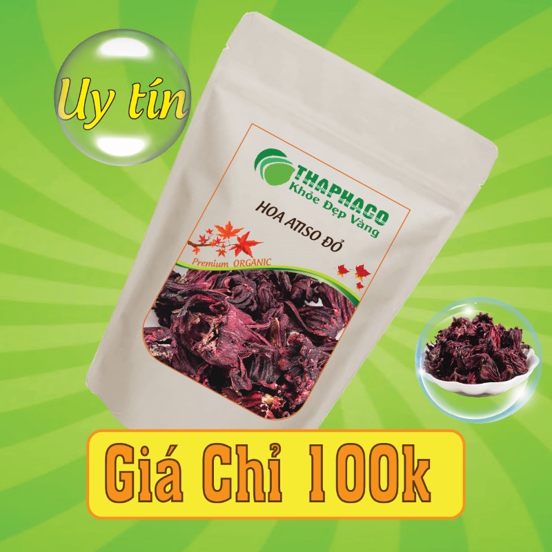 Mua túi 100g hoa atiso đỏ chỉ với 100k 