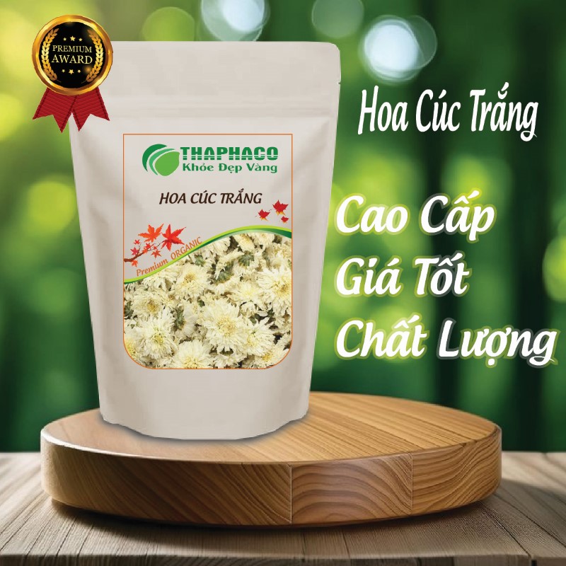 Hoa cúc trắng túi 100g giá rẻ tại THAPHACO