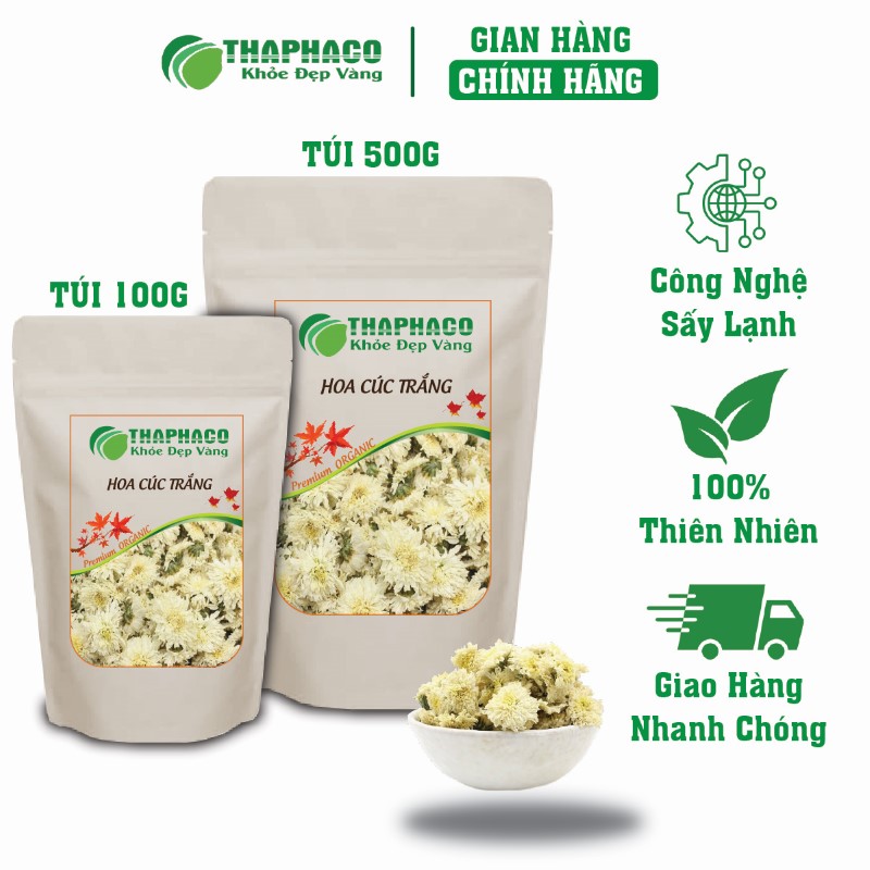 Chỗ mua hoa cúc trắng túi 500g giá rẻ uy tín chất lượng tại TP.HCM