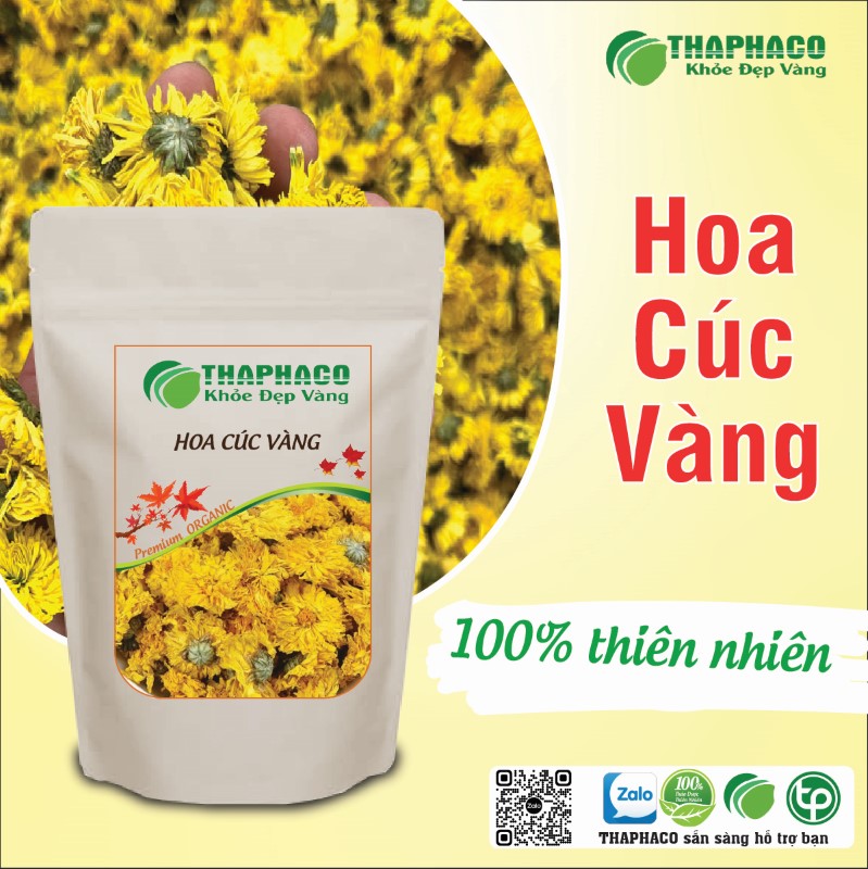 Mua hoa cúc vàng túi 400g giá rẻ chính hãng tại THAPHACO