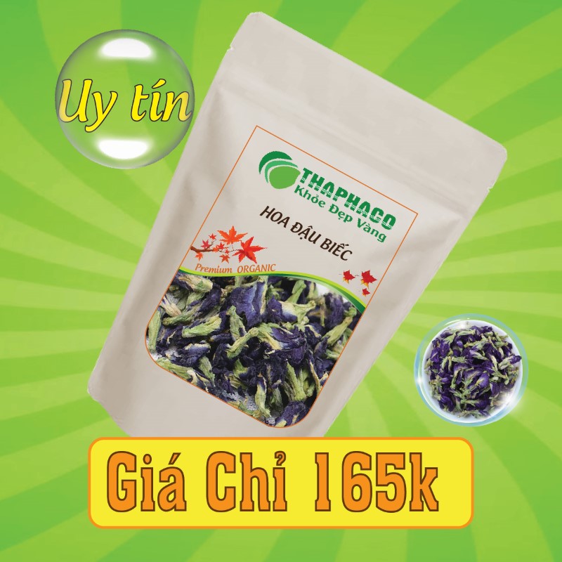 Mua hoa đậu biếc túi 100g chỉ với 165k