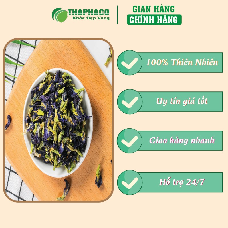 Mua hoa đậu biếc túi 500g giá rẻ chính hãng tại THAPHACO