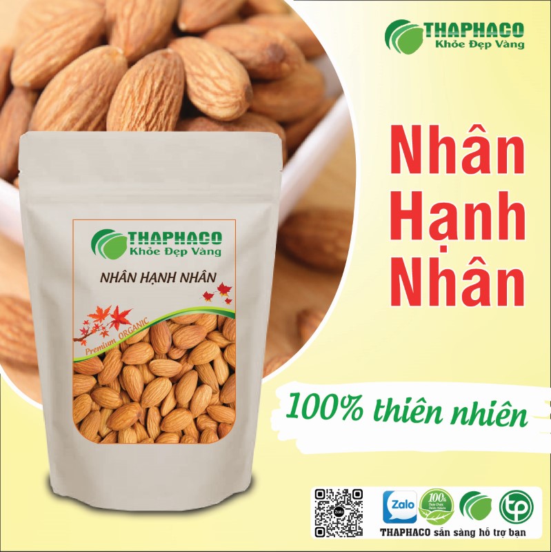 Mua 1kg nhân hạnh nhân khô giá rẻ uy tín tại THAPHACO