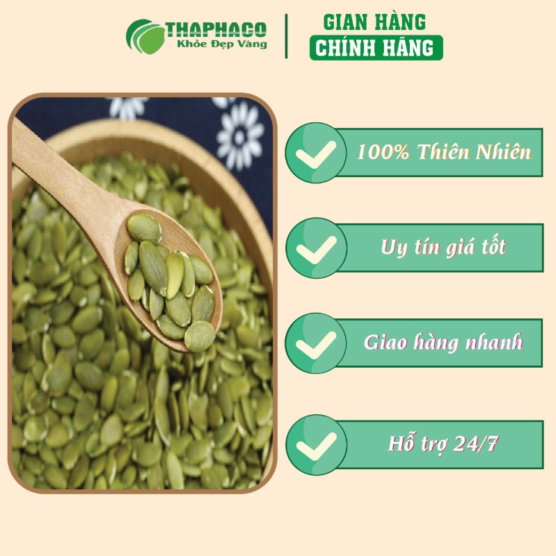 Địa chỉ mua nhân hạt bí xanh khô túi 500g giá rẻ chính hãng tại TP.HCM