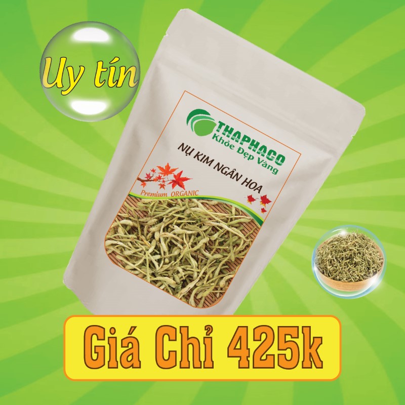 Nụ kim ngân hoa túi 100g có giá bao nhiêu?