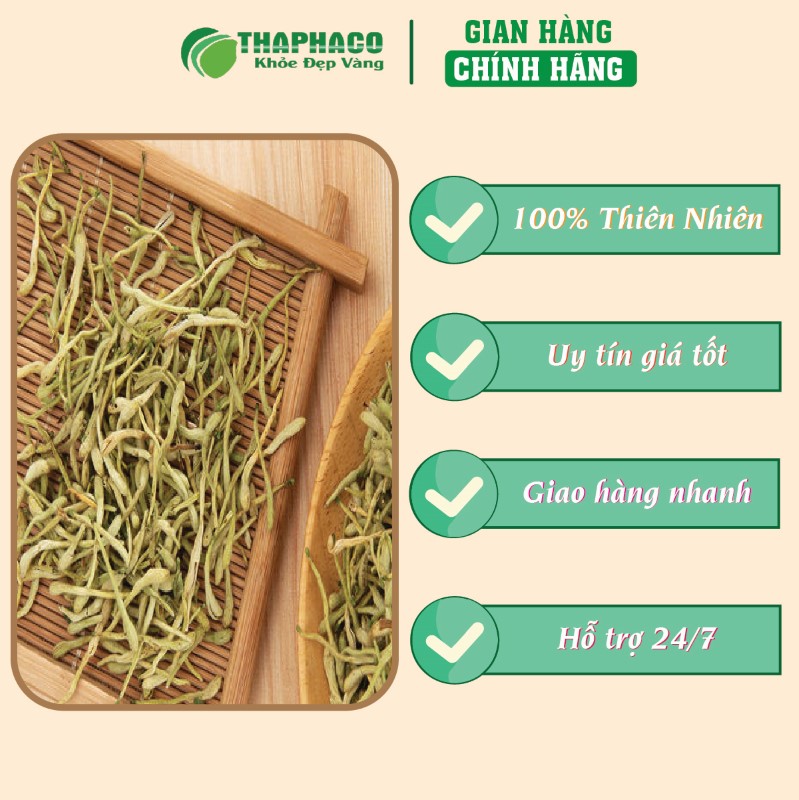 Mua nụ kim ngân hoa túi 500g giá rẻ chính hãng tại THAPHACO