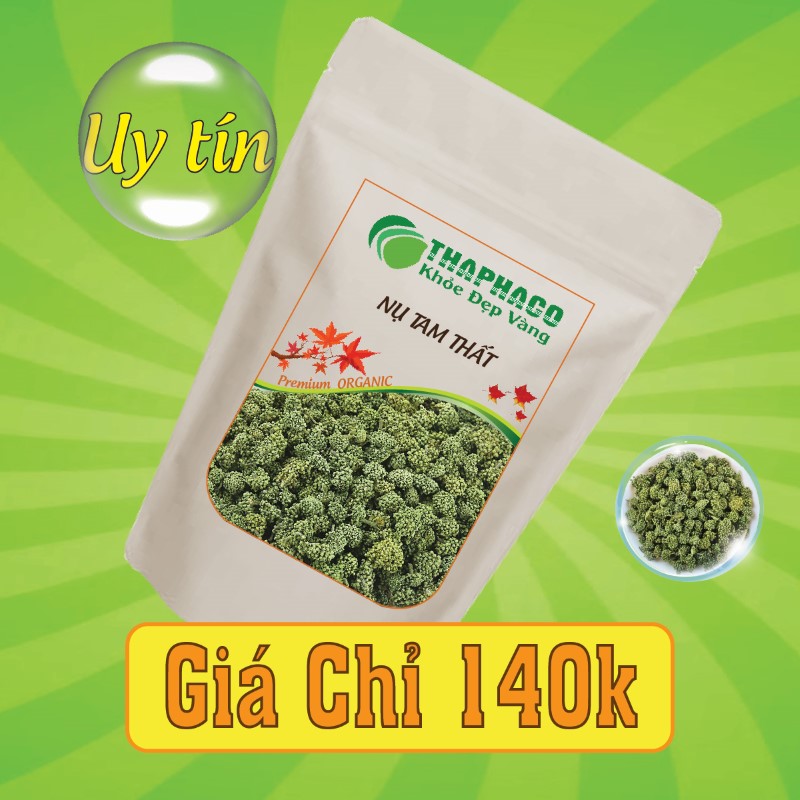Nụ tam thất sấy khô túi 100g có giá bao nhiêu?