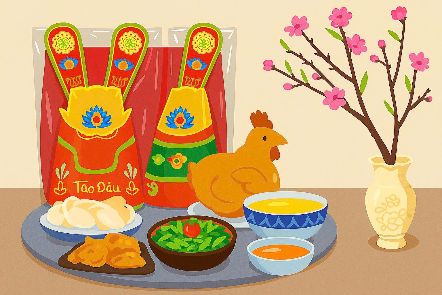 Mâm cúng ông táo gồm những gì?