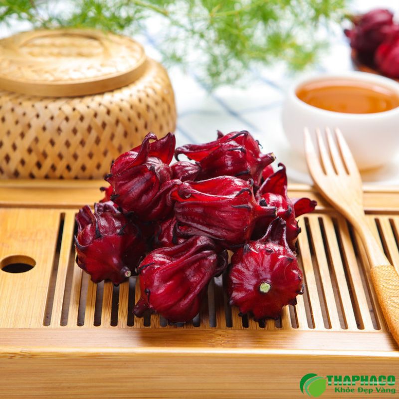 Hoa atiso đỏ tươi nguyên chất, bụt giấm Thaphaco