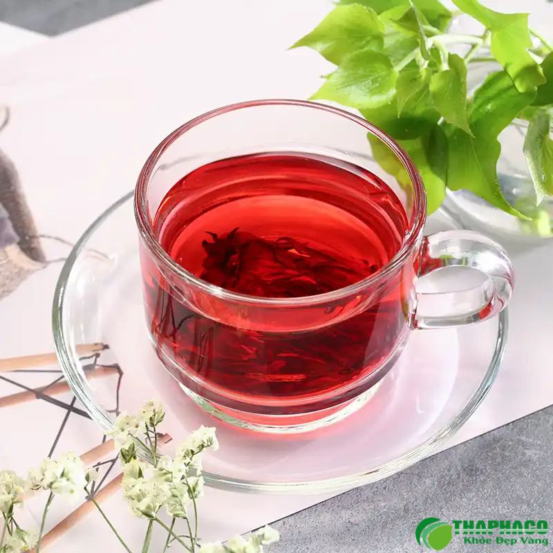 Cách làm trà hoa atiso đỏ giảm cân