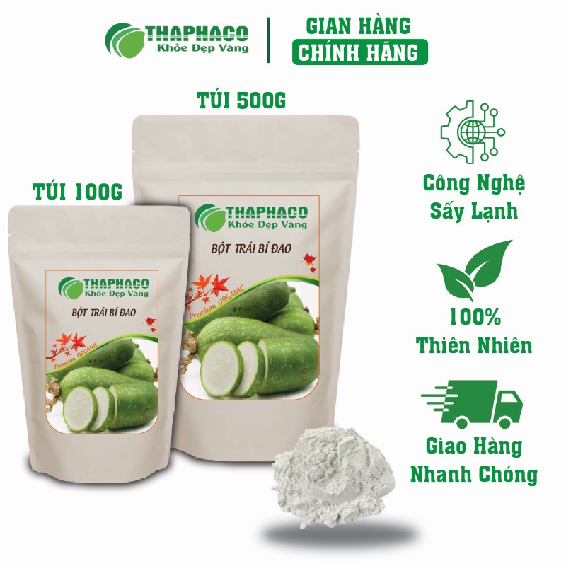 Ở đâu bán lẻ túi 100g bột trái bí đao khô giá rẻ tại TP.HCM