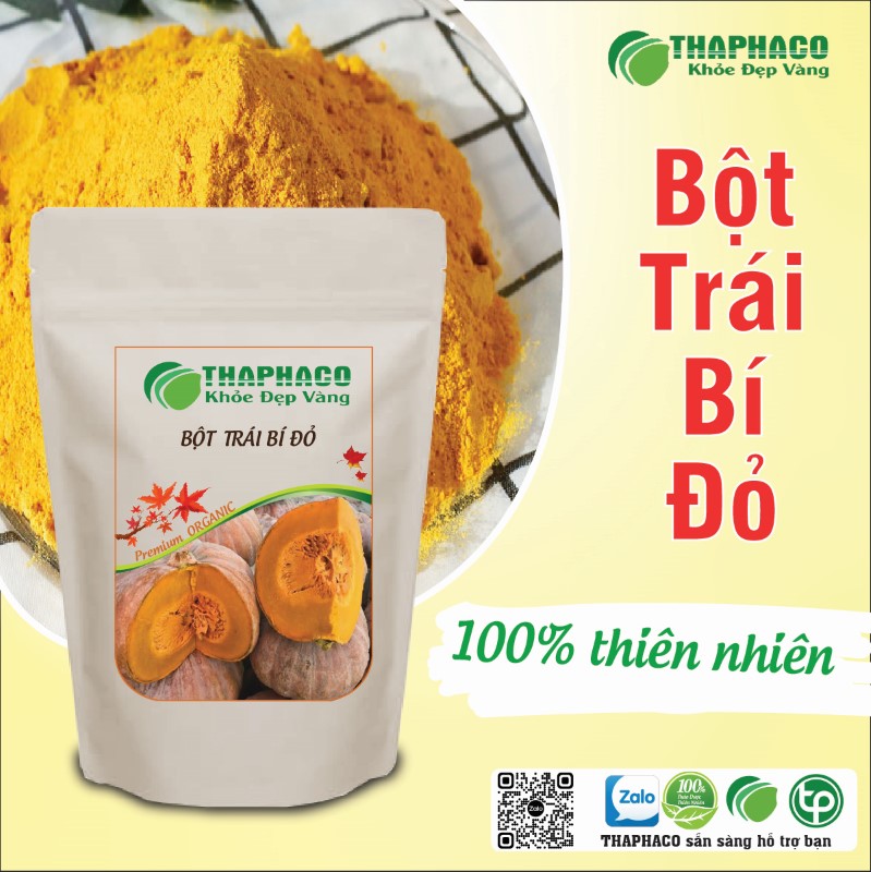 Mua 1kg bột trái bí đỏ khô giá rẻ tại TP.HCM