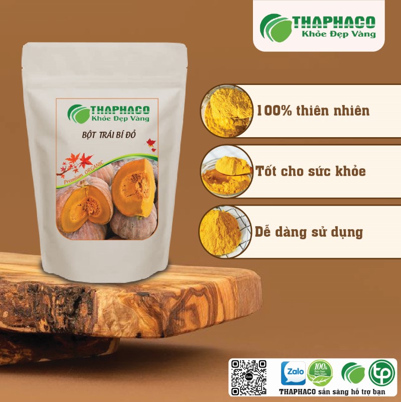 Bột trái bí đỏ bao nhiêu tiền 1kg