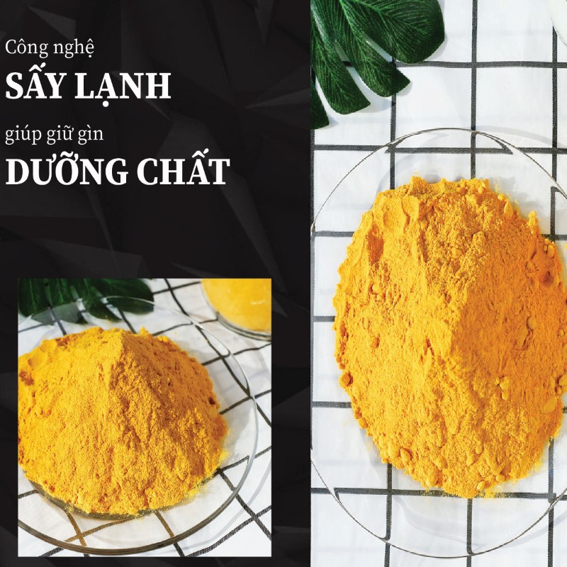 Túi 500g bột trái bí đỏ sấy khô giá rẻ