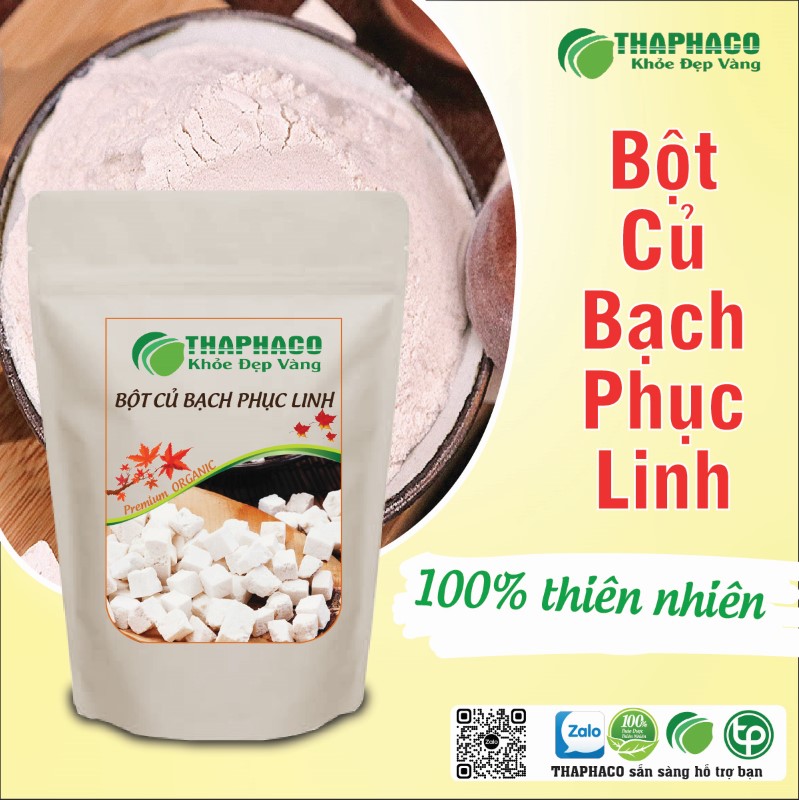 Mua 1kg bột củ bạch phục linh khô giá rẻ tại TP.HCM