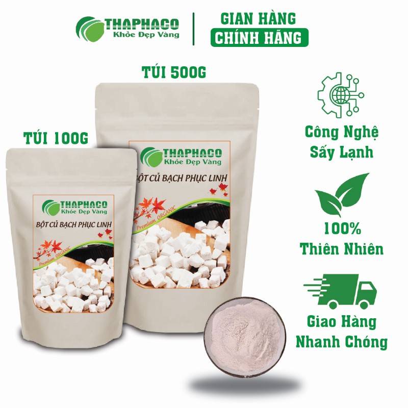 Chỗ bán túi 100g bột củ bạch phục linh giá rẻ chất lượng tại TP.HCM