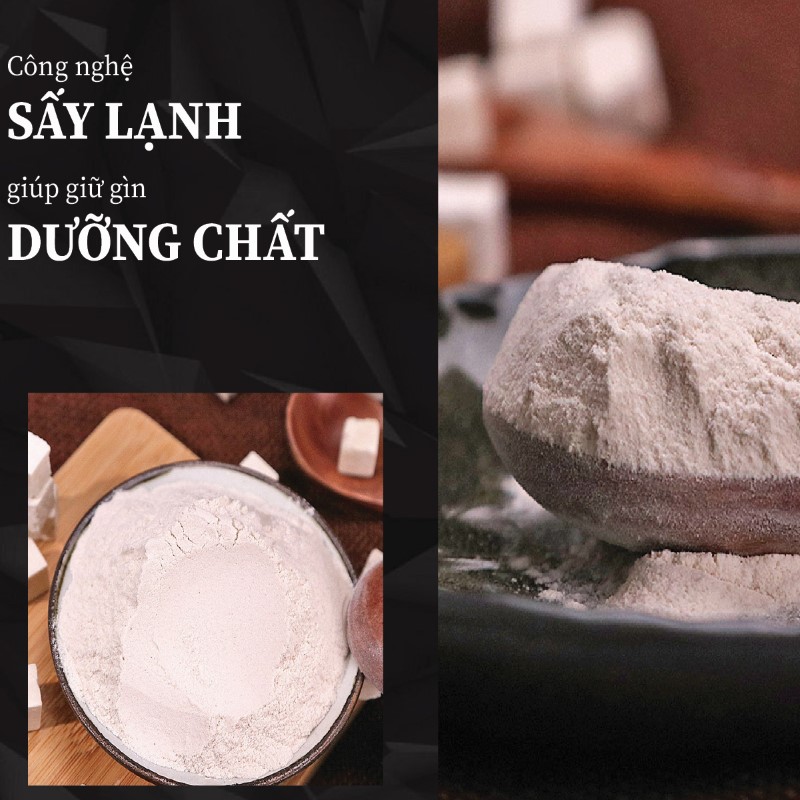 Túi 500g bột củ bạch phục linh sấy khô 