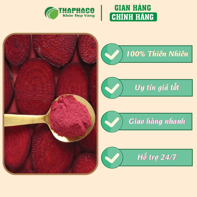 Nơi bán lẻ túi 500g bột củ dền sấy khô giá rẻ tại TP.HCM