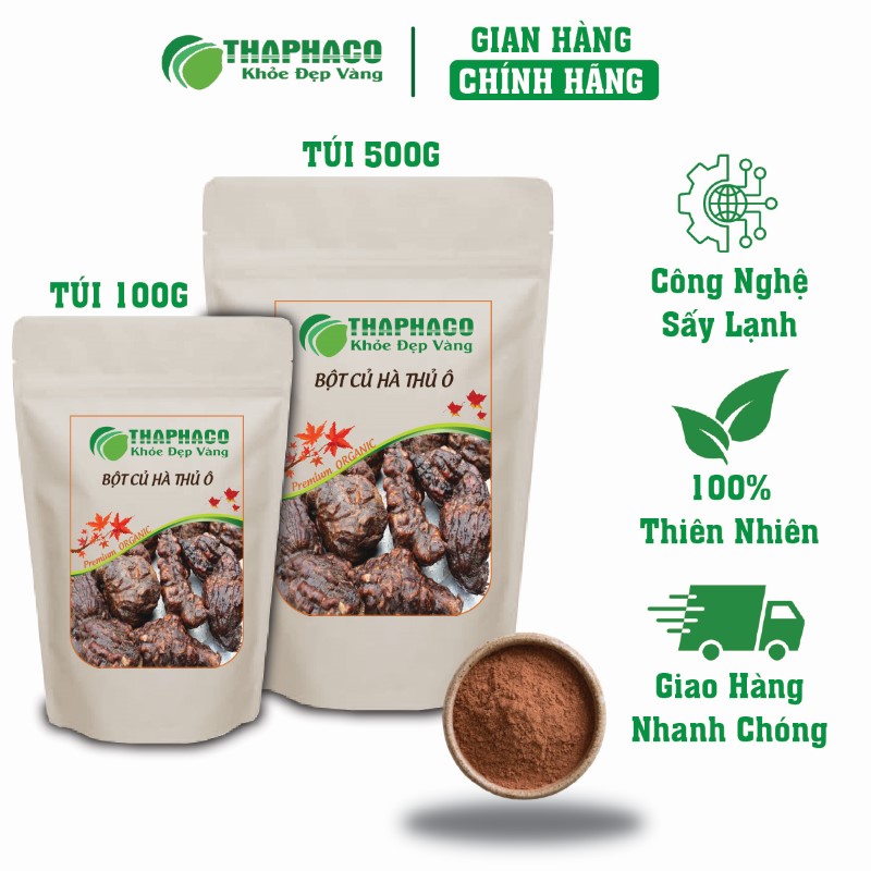Ở đâu bán bột củ hà thủ ô túi 100g giá rẻ tại TP.HCM