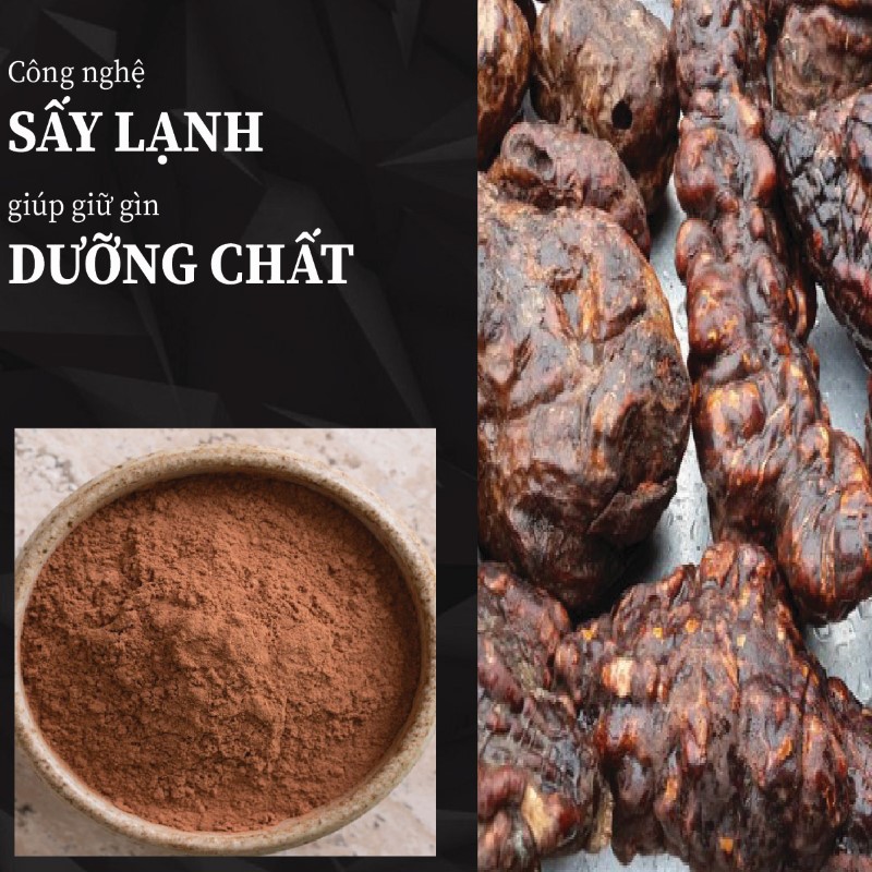 Túi 500g bột củ hà thủ ô sấy khô giá rẻ