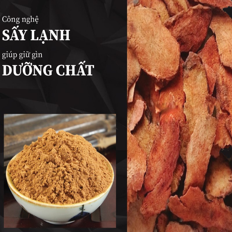 Túi 500g bột củ khúc khắc sấy khô giá rẻ