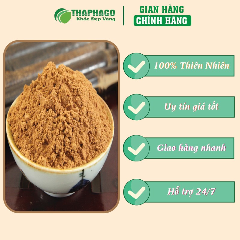 THAPHACO bán lẻ túi 500g bột củ khúc khắc sấy khô giá rẻ tại TP.HCM