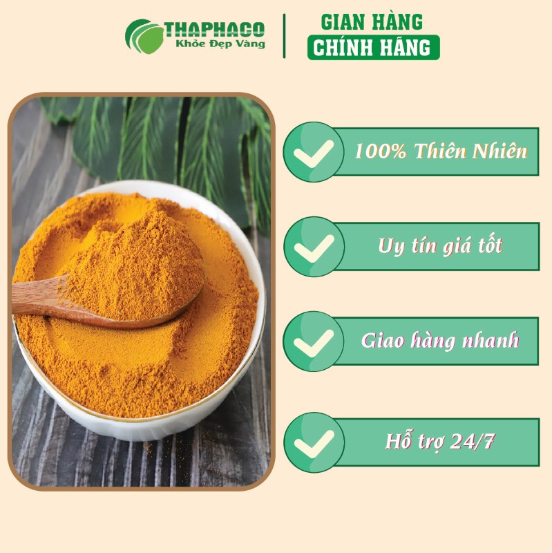 Ở đâu bán lẻ túi 500g bột củ nghệ vàng sấy khô giá rẻ tại TP.HCM?