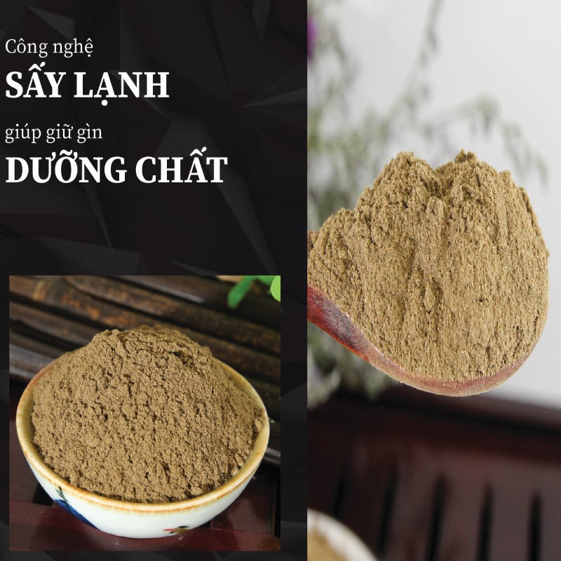 Túi 500g bột củ ráy sấy khô giá rẻ