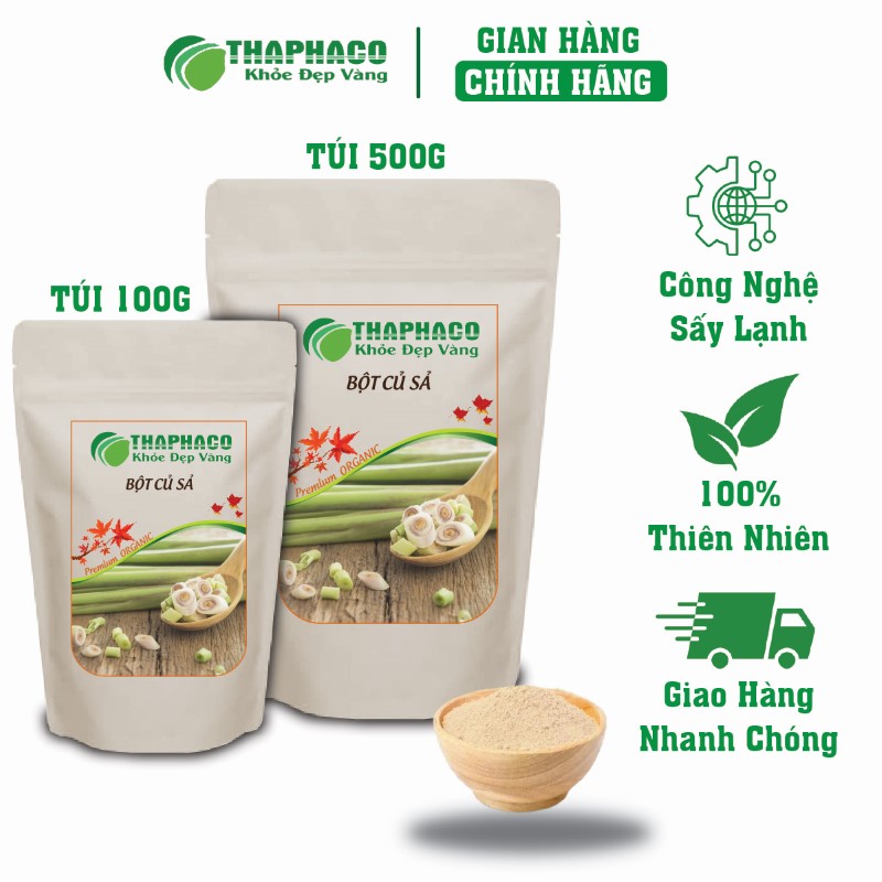 Địa chỉ bán lẻ túi 100g bột củ sả giá rẻ tại TP.HCM