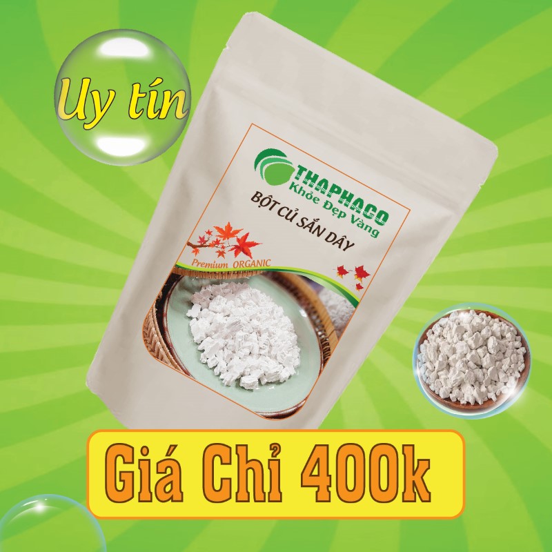 Bột củ sắn dây bao nhiêu 1kg