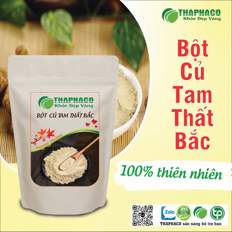 Mua 1kg bột củ tam thất bắc khô giá rẻ tại TP.HCM