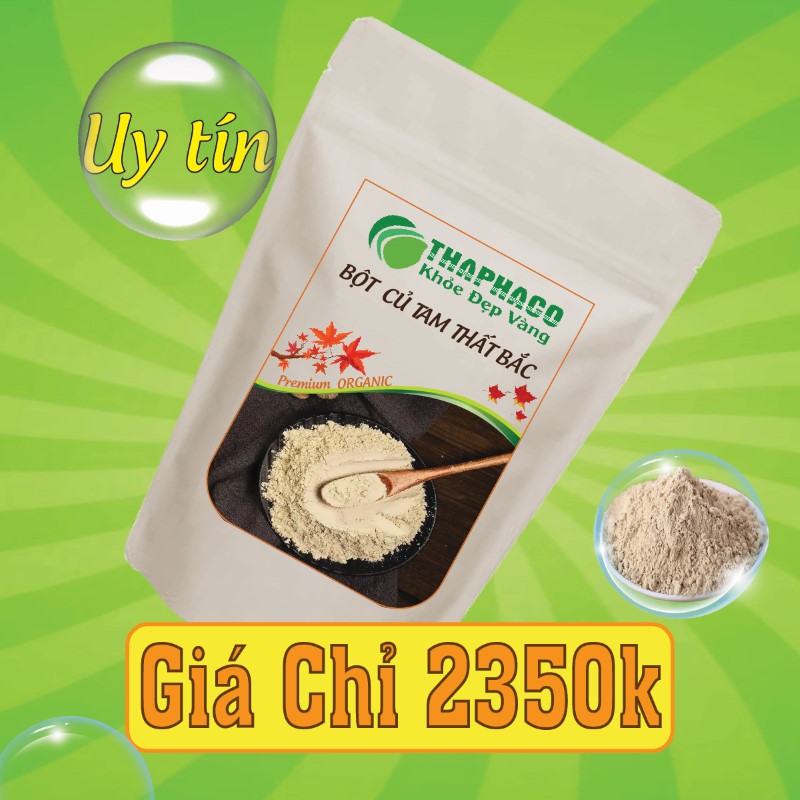 Bột củ tam thất bắc bao nhiêu 1kg