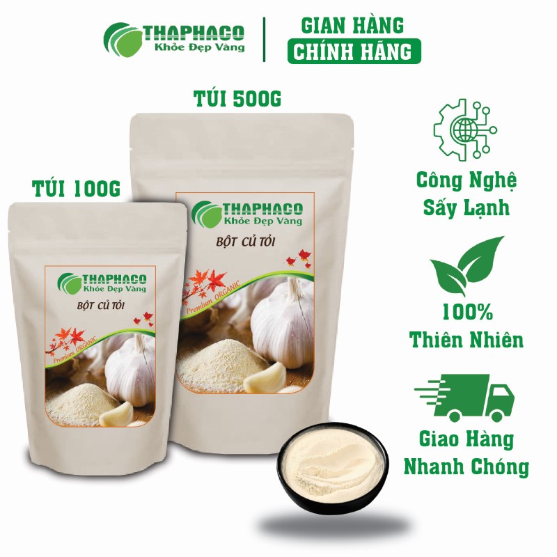 Ở đâu bán lẻ túi 100g bột củ tỏi khô giá rẻ tại TP.HCM?