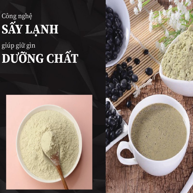 Túi 500g bột đậu đen sấy khô giá rẻ