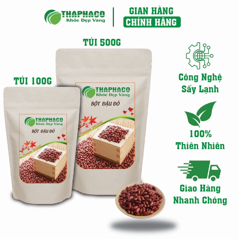 Địa chỉ bán lẻ túi 100g bột đậu đỏ khô giá rẻ tại TP.HCM