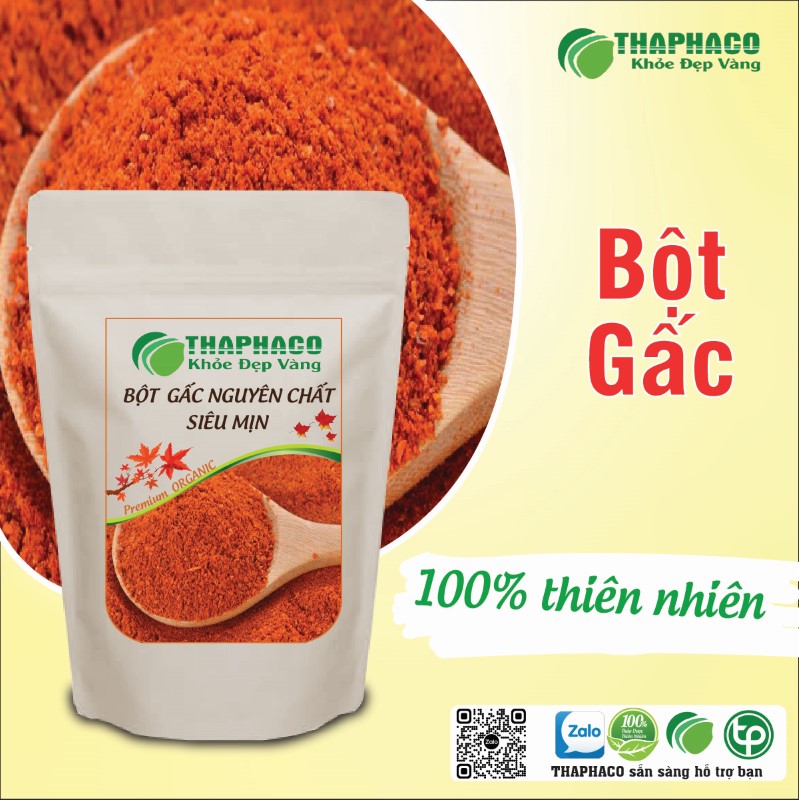 Mua 1kg Bột gấc nguyên chất siêu mịn khô giá rẻ tại TP.HCM