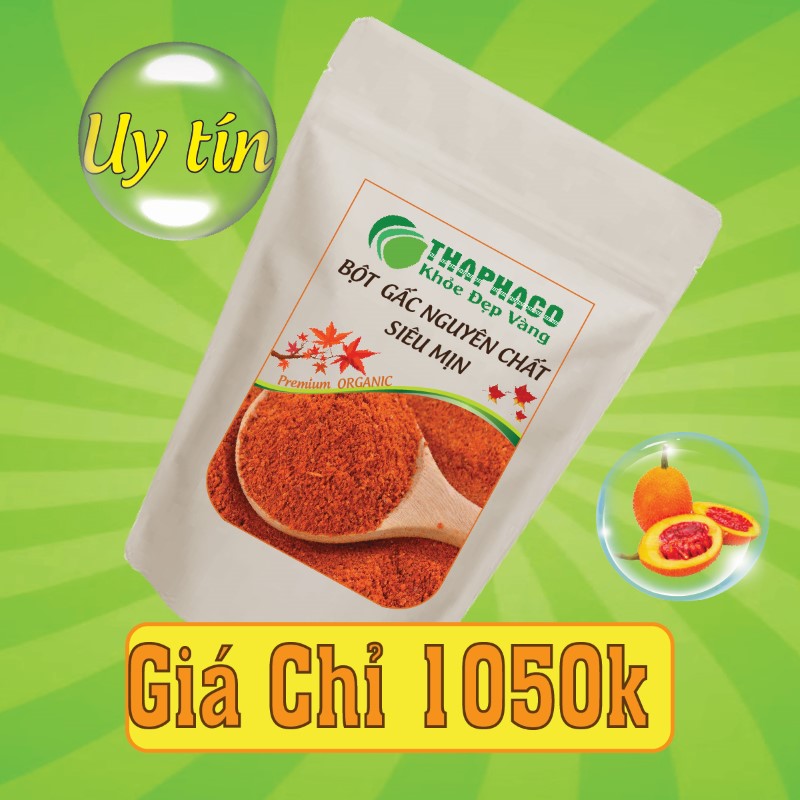 Bột gấc nguyên chất siêu mịn bao nhiêu 1kg
