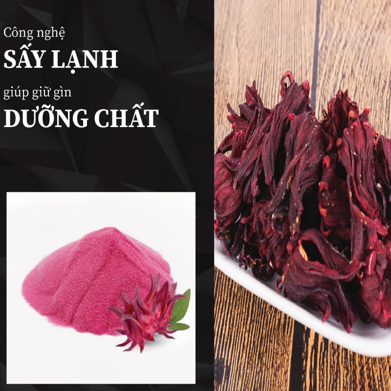 Túi 500g bột hoa atiso đỏ sấy khô giá rẻ