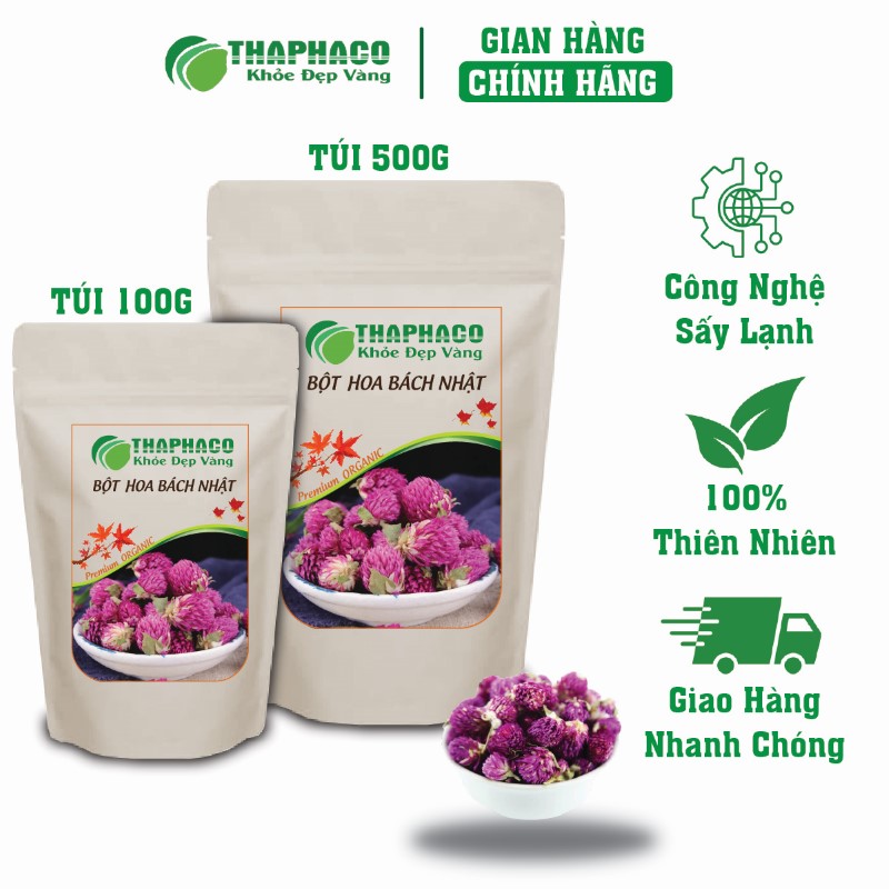 Mua lẻ túi 100g bột hoa bách nhật khô giá rẻ ở đâu tại TP.HCM?