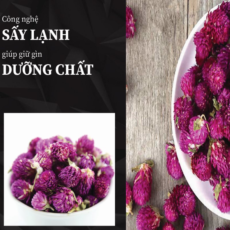 Túi 500g bột hoa bách nhật sấy khô giá rẻ