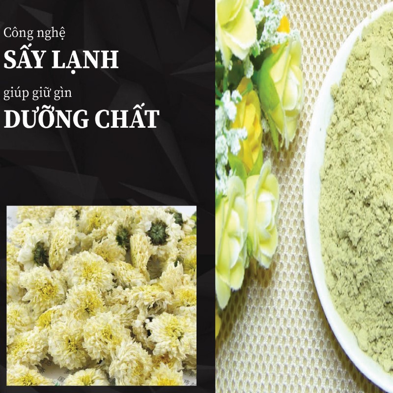 Túi 500g bột hoa cúc trắng sấy khô giá rẻ