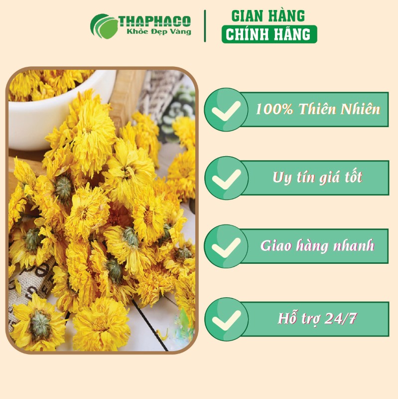 Địa chỉ bán lẻ túi 500g bột hoa cúc vàng sấy khô giá rẻ tại TP.HCM