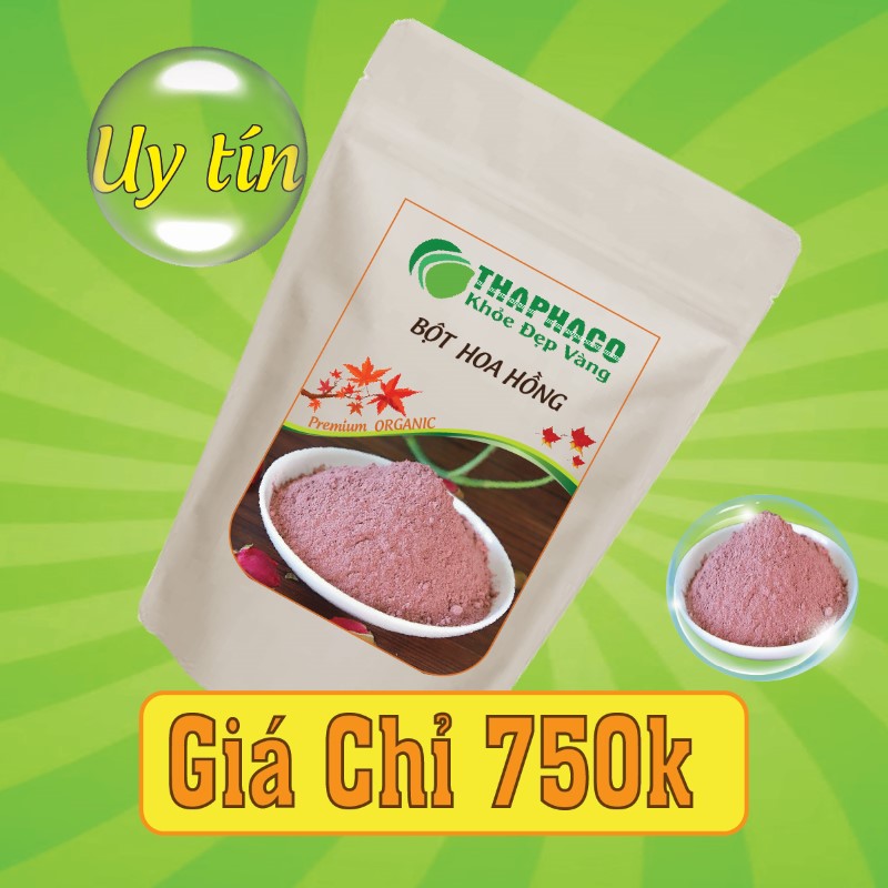 Bột hoa hồng bao nhiêu 1kg