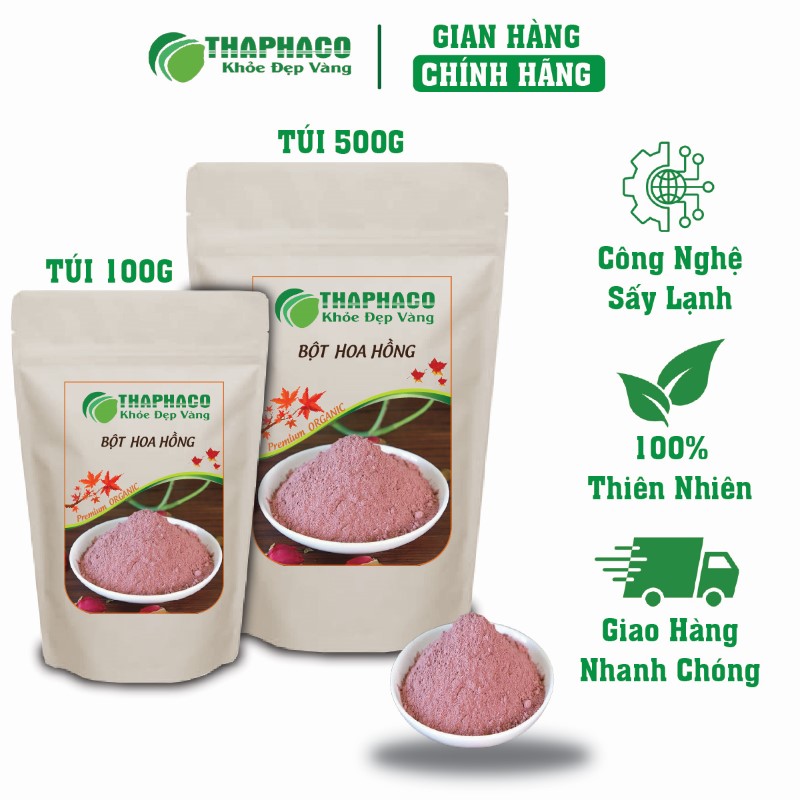 Ở đâu bán túi 100g bột hoa hồng khô chính hãng tại TP.HCM?
