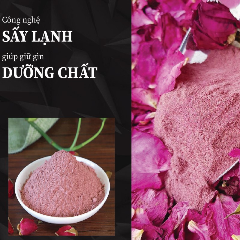 Mua 500g bột hoa hồng sấy khô giá rẻ 