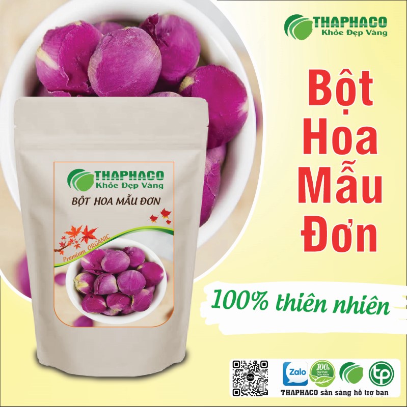 Mua 1kg bột hoa mẫu đơn khô giá rẻ tại TP.HCM