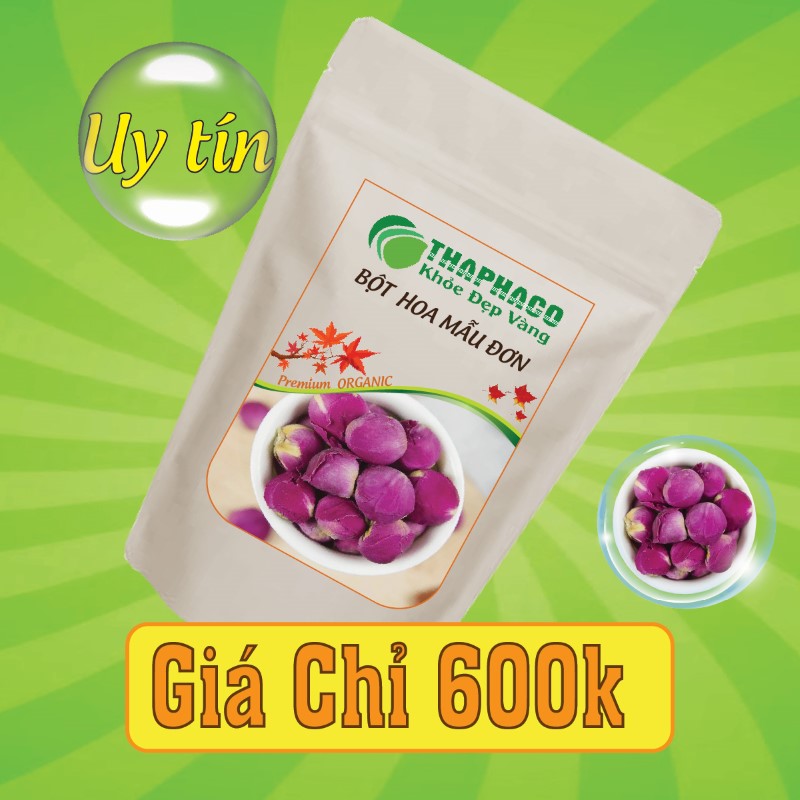 Bột hoa mẫu đơn bao nhiêu 1kg